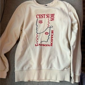 Scotch and Soda C’est Si Bon Sweatshirt Size M